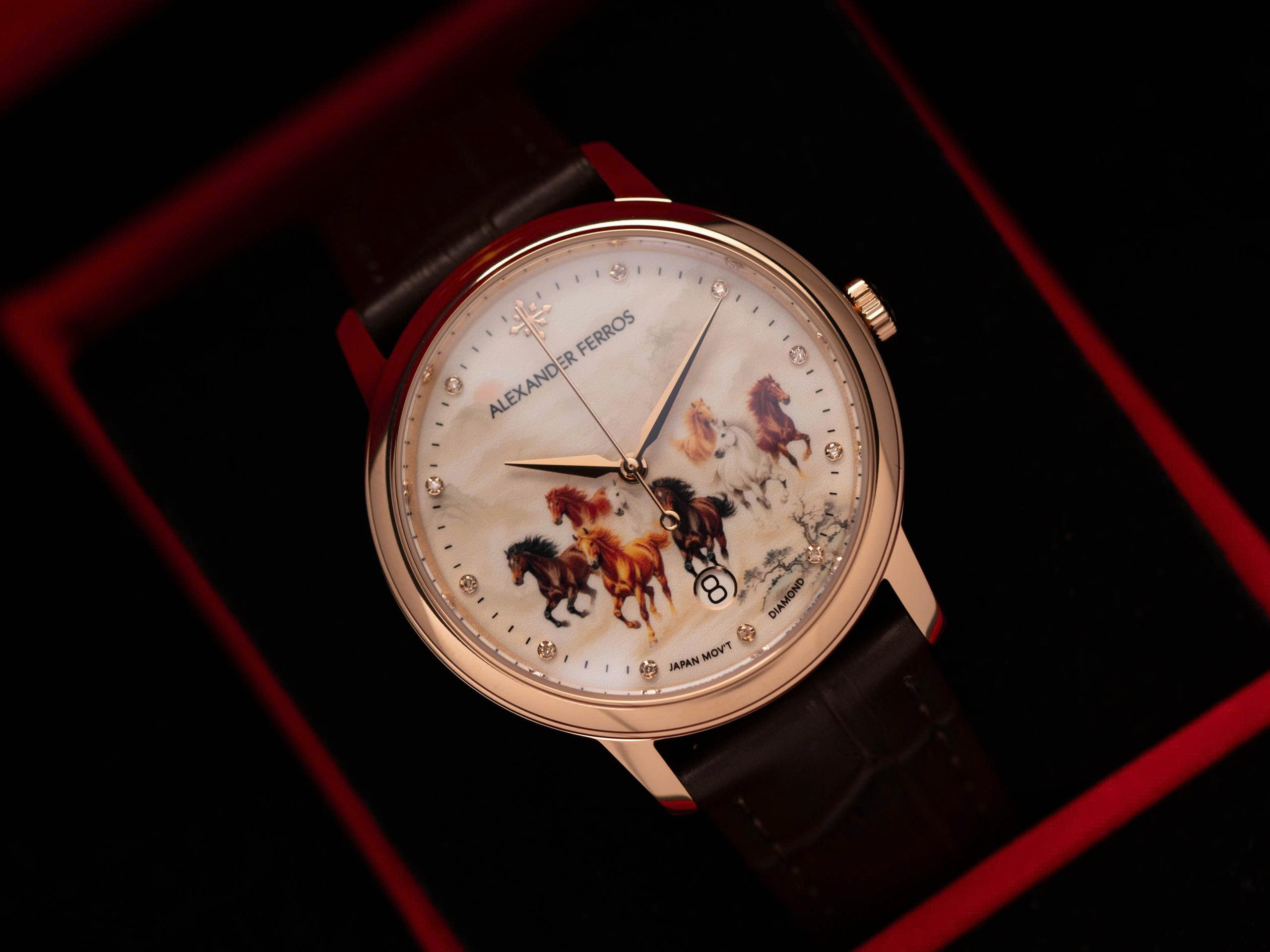 Đồng Hồ Alexander Ferros 9302RD-26 "Bát Mã Truy Phong"