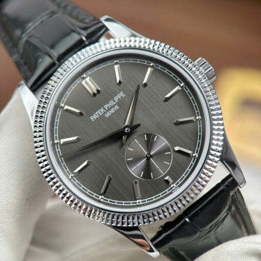 Đồng hồ Patek Philippe Rep 1:1 Calatrava 6119, đen xám, Size 39mm