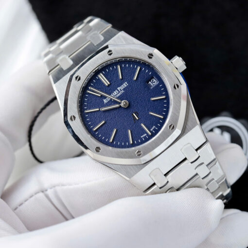 Đồng hồ Audemars Piguet Rep 1:1 Royal Oak Jumbo Extra-thin 16202, mặt số Grained Tuscan, Size 39mm