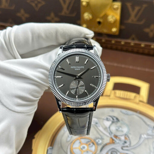 Đồng hồ Patek Philippe Rep 1:1 Calatrava 6119, đen xám, Size 39mm