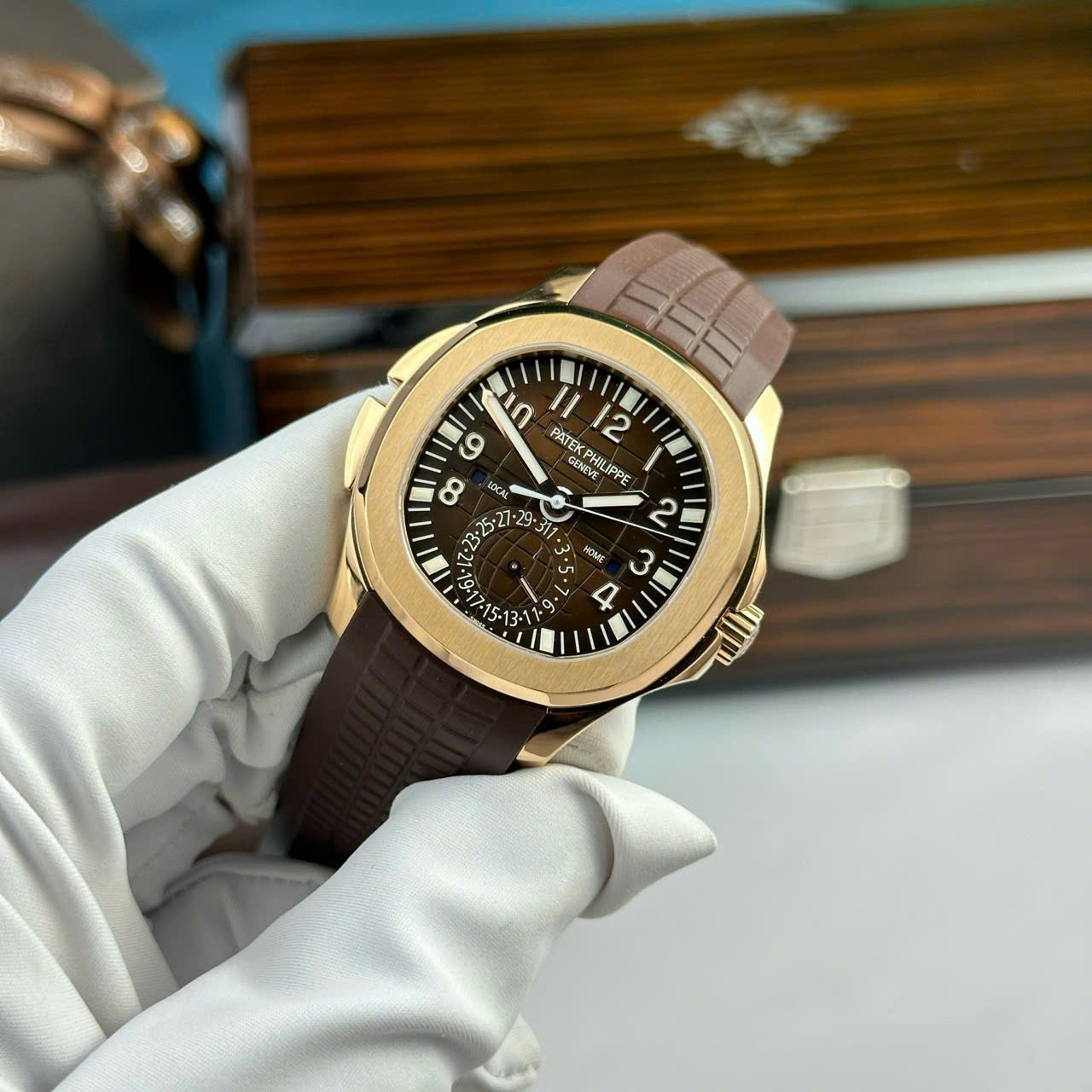 Đồng hồ nam Patek Philippe Aquanaut 5164 - Size 41mm - Màu nâu