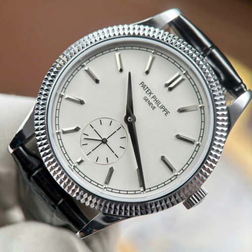 Đồng hồ Patek Philippe Rep 1:1 Calatrava 6119 mặt trắng bộ máy cơ Thuỵ Sỹ 39mm