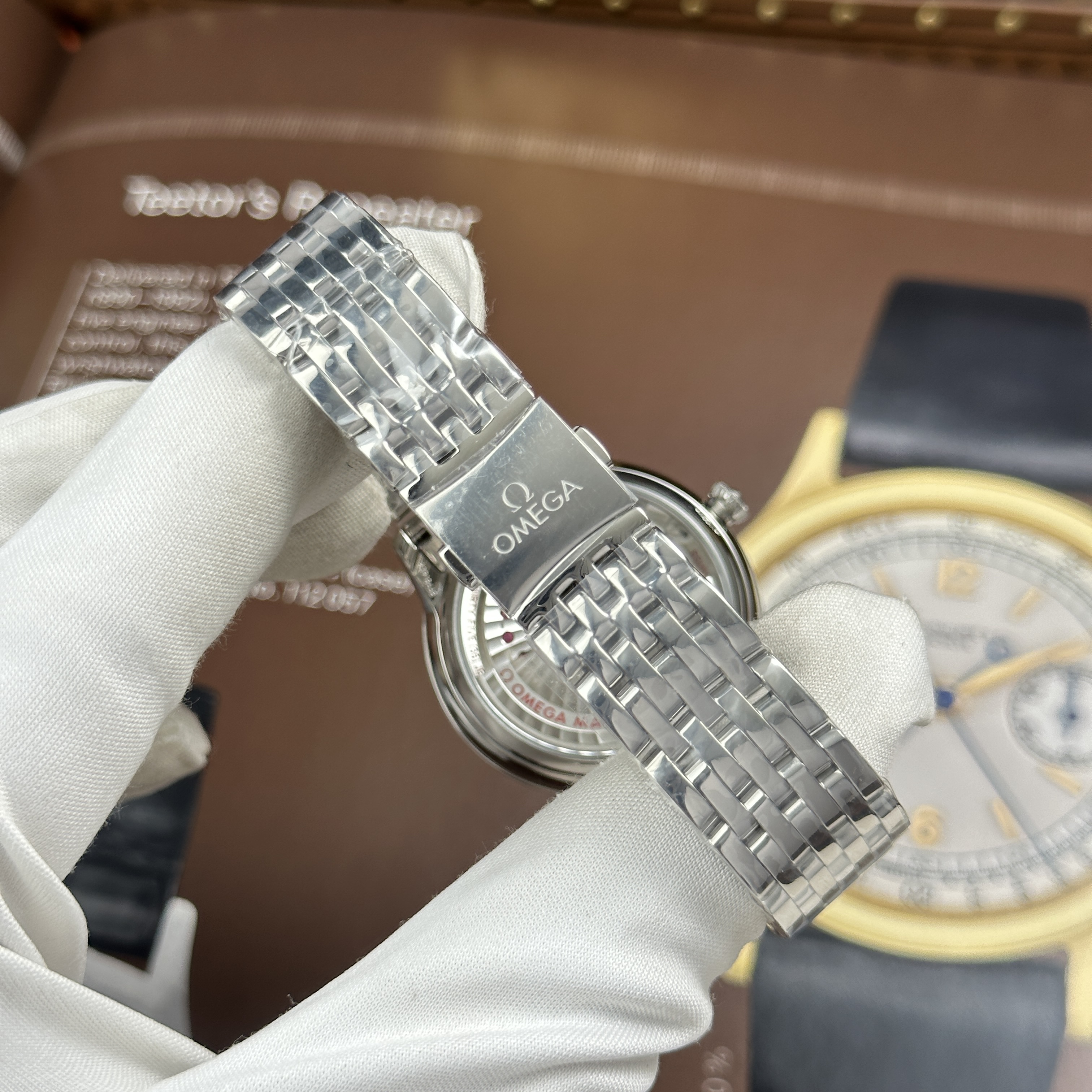 Đồng hồ Omega De Ville Prestige, size 34mm. Trắng