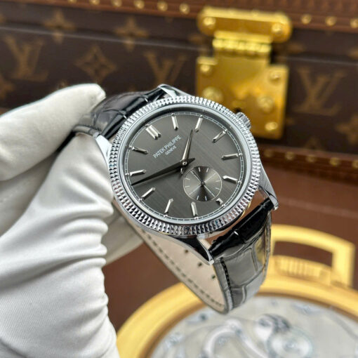 Đồng hồ Patek Philippe Rep 1:1 Calatrava 6119, đen xám, Size 39mm