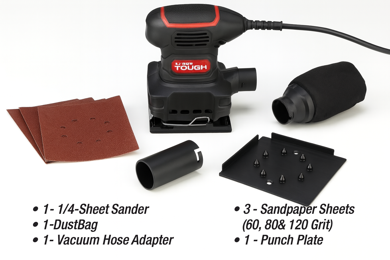 1/4-Sheet Electric Sander Kit