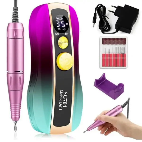 Torno para Uñas SG704, p pulidor de uñas taladro para uñas drill de uñas