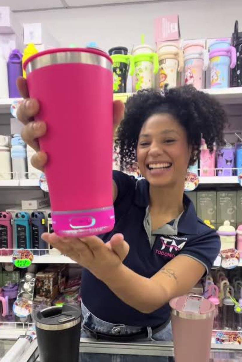 Vaso térmico tendencia Bluetooth varios colores