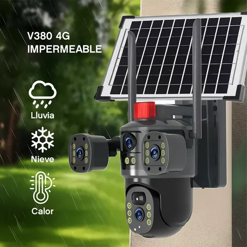 Cámara de Seguridad Solar V380 4G