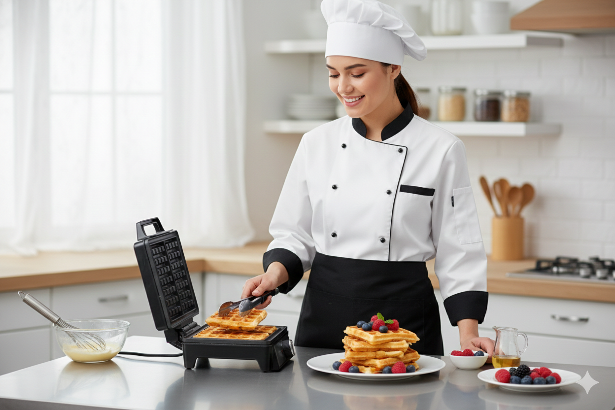 Waflera eléctrica profesional