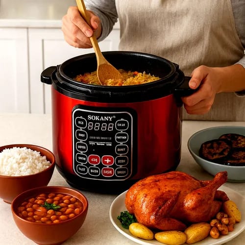 Olla de presión eléctrica SOKANY
