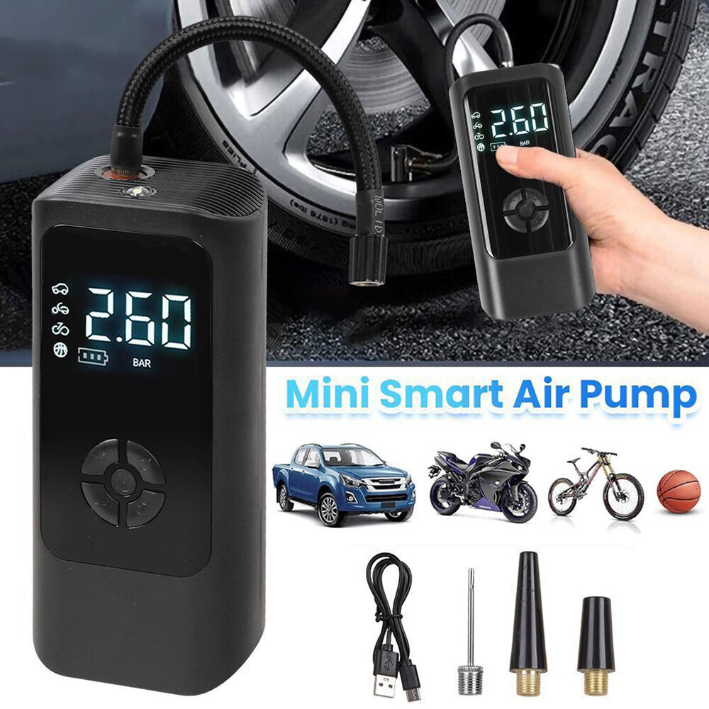 Inflador portátil digital para neumáticos