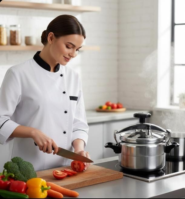 Olla de presión de acero inoxidable