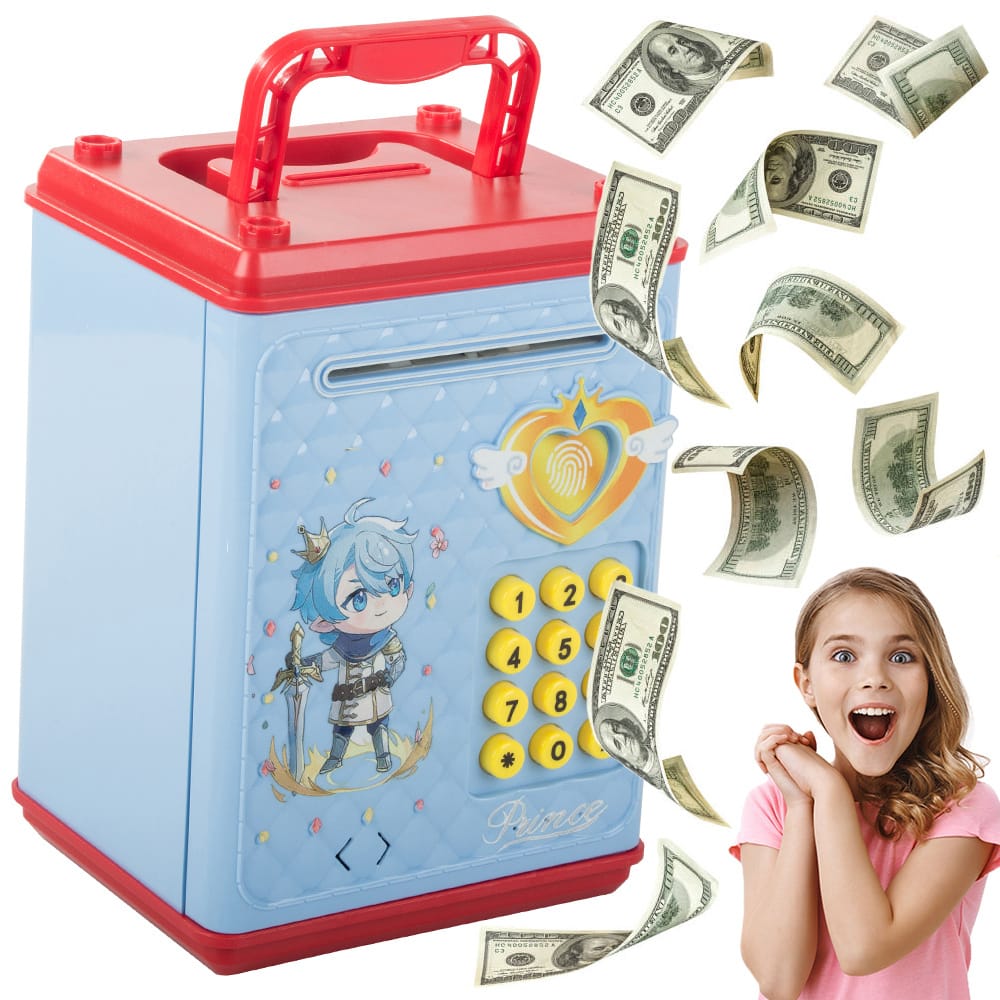 Caja de ahorro infantil con contraseña