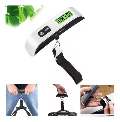 Báscula Digital de Mano, báscula balanza para viaje maleta