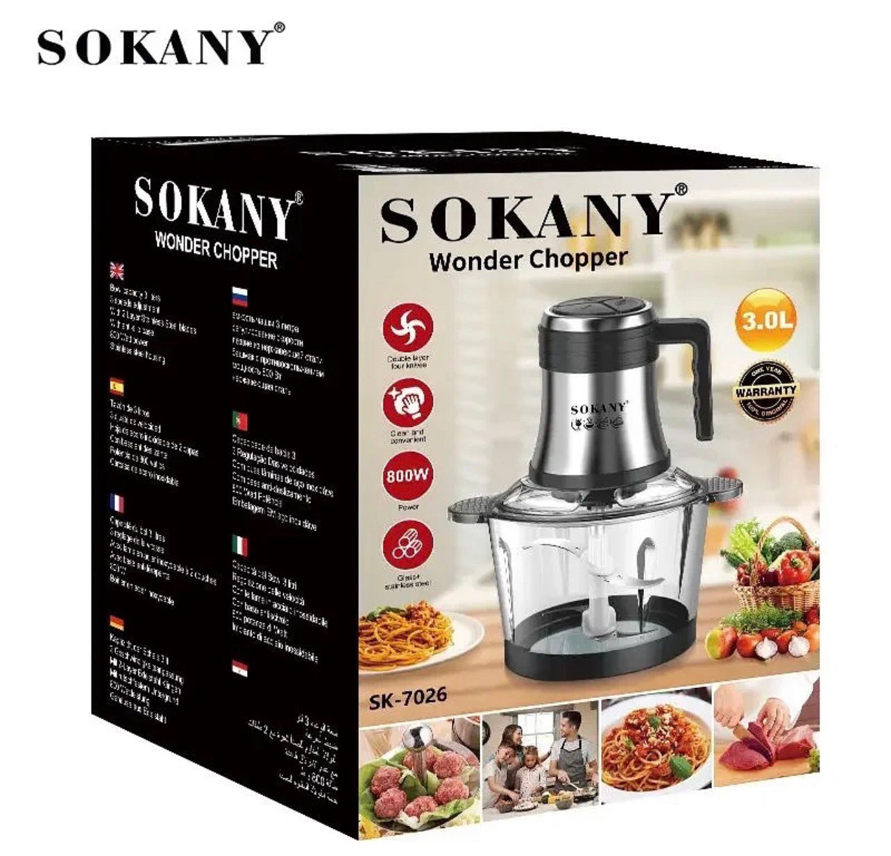 Picadora de carne Sokany trituradora de carne