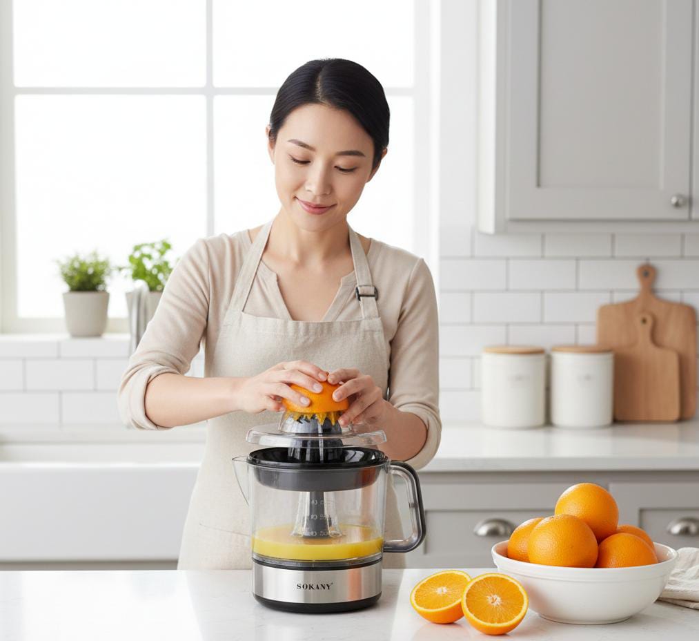 Exprimidor eléctrico de cítricos 