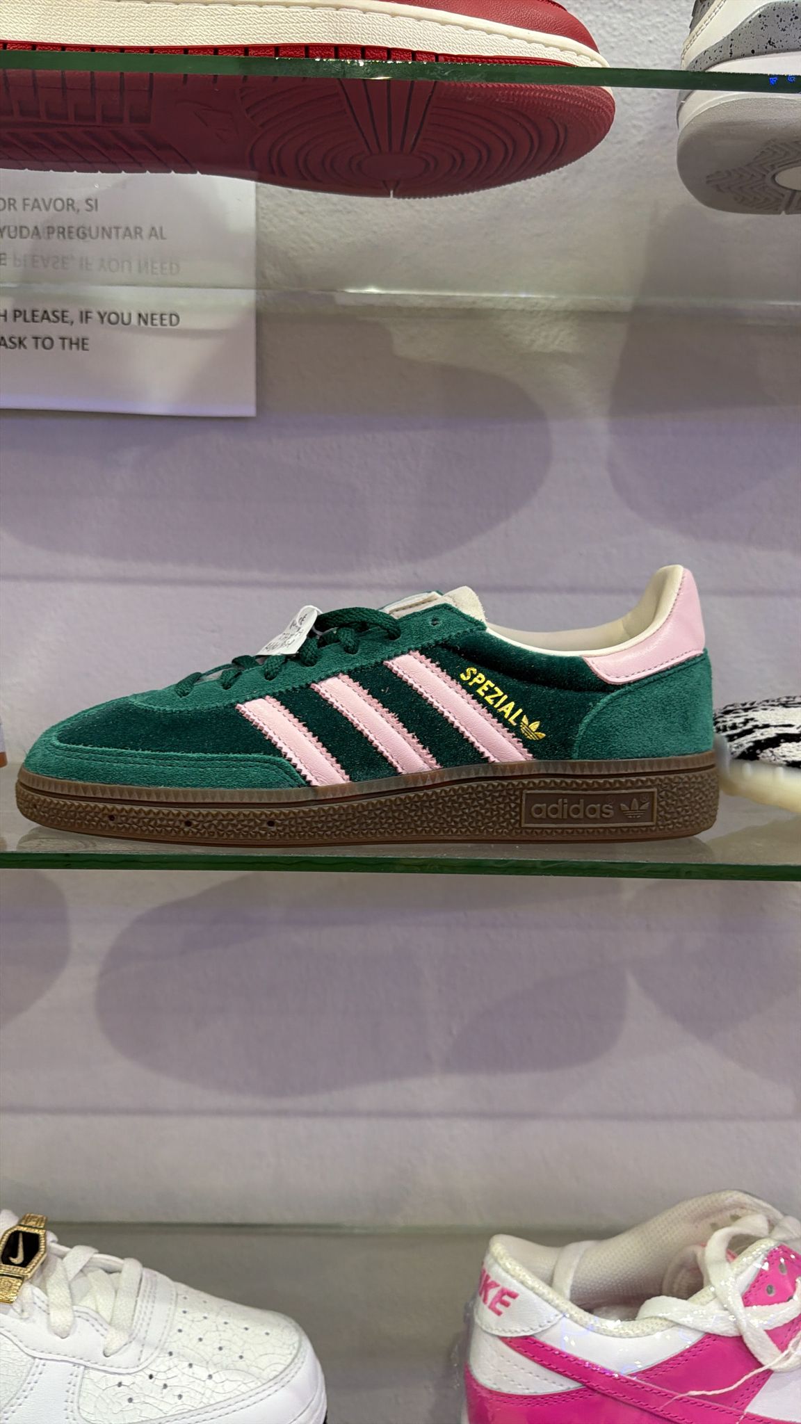Adidas Spezial Verde y Rosa