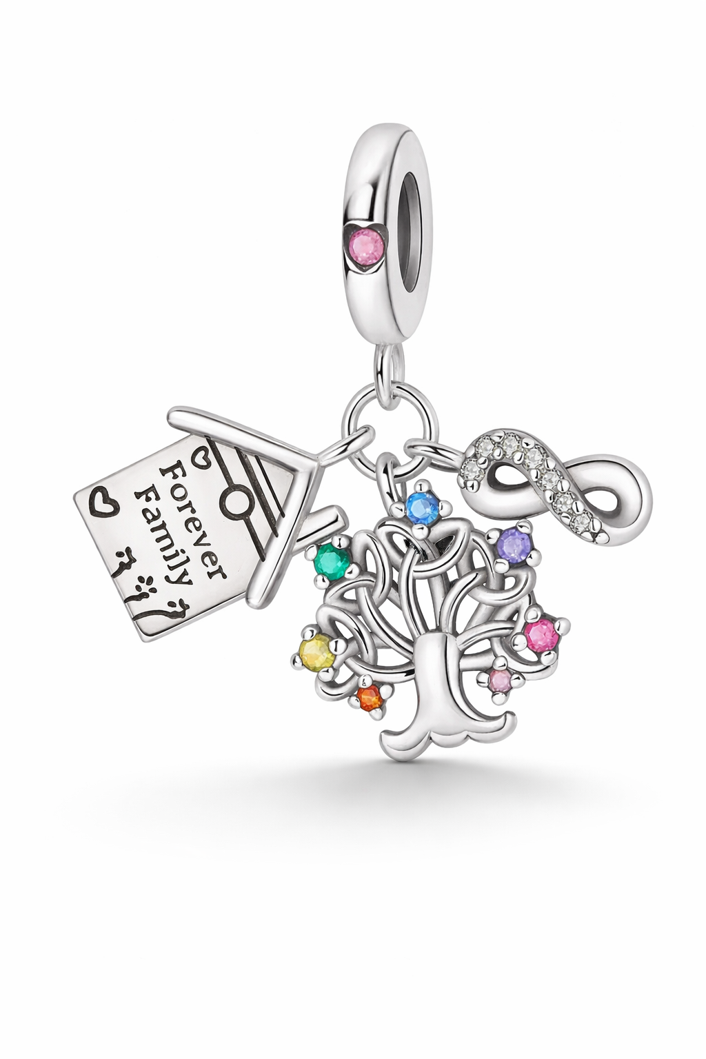 CHARM FOREVER FAMILY – Árbol de la Vida en Plata 925