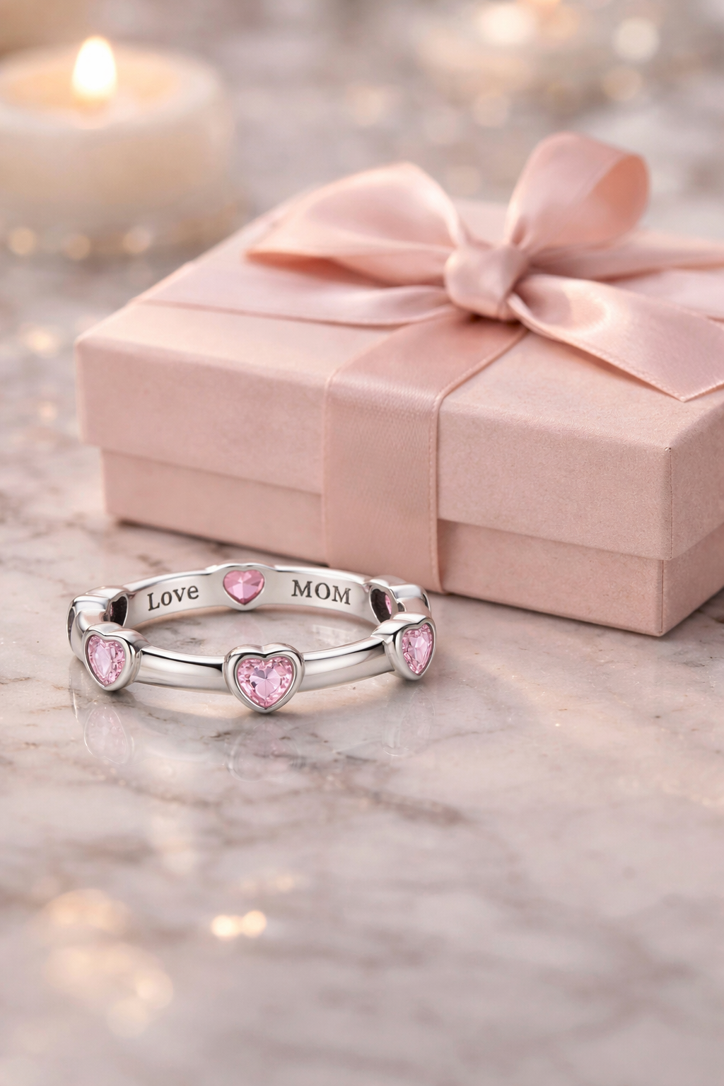 Anillo de Plata Amor para Mamá