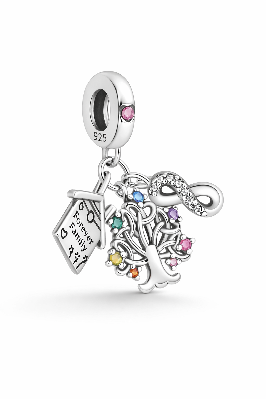 CHARM FOREVER FAMILY – Árbol de la Vida en Plata 925