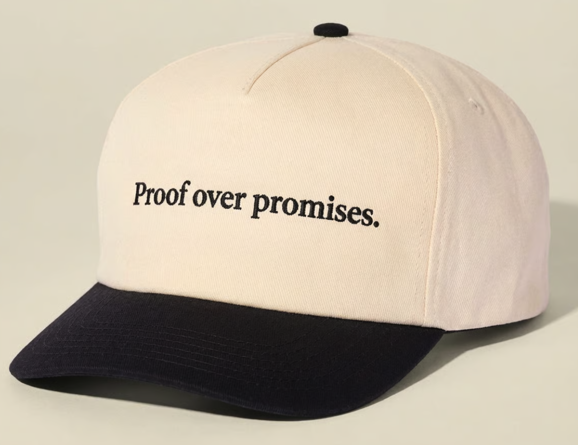 “Proof Over Promises” (Snapback)