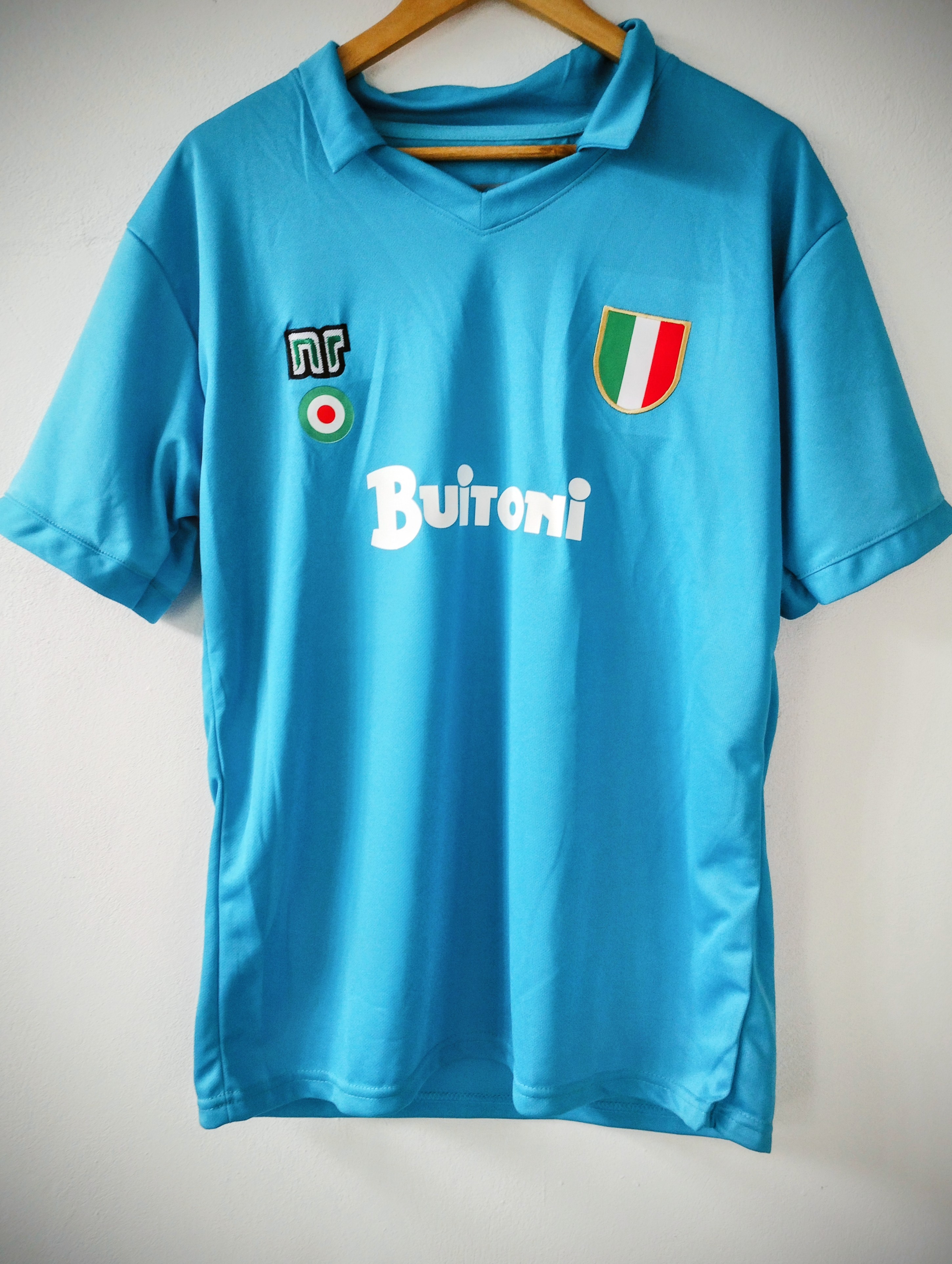 Camiseta de Napoli de Maradona 
