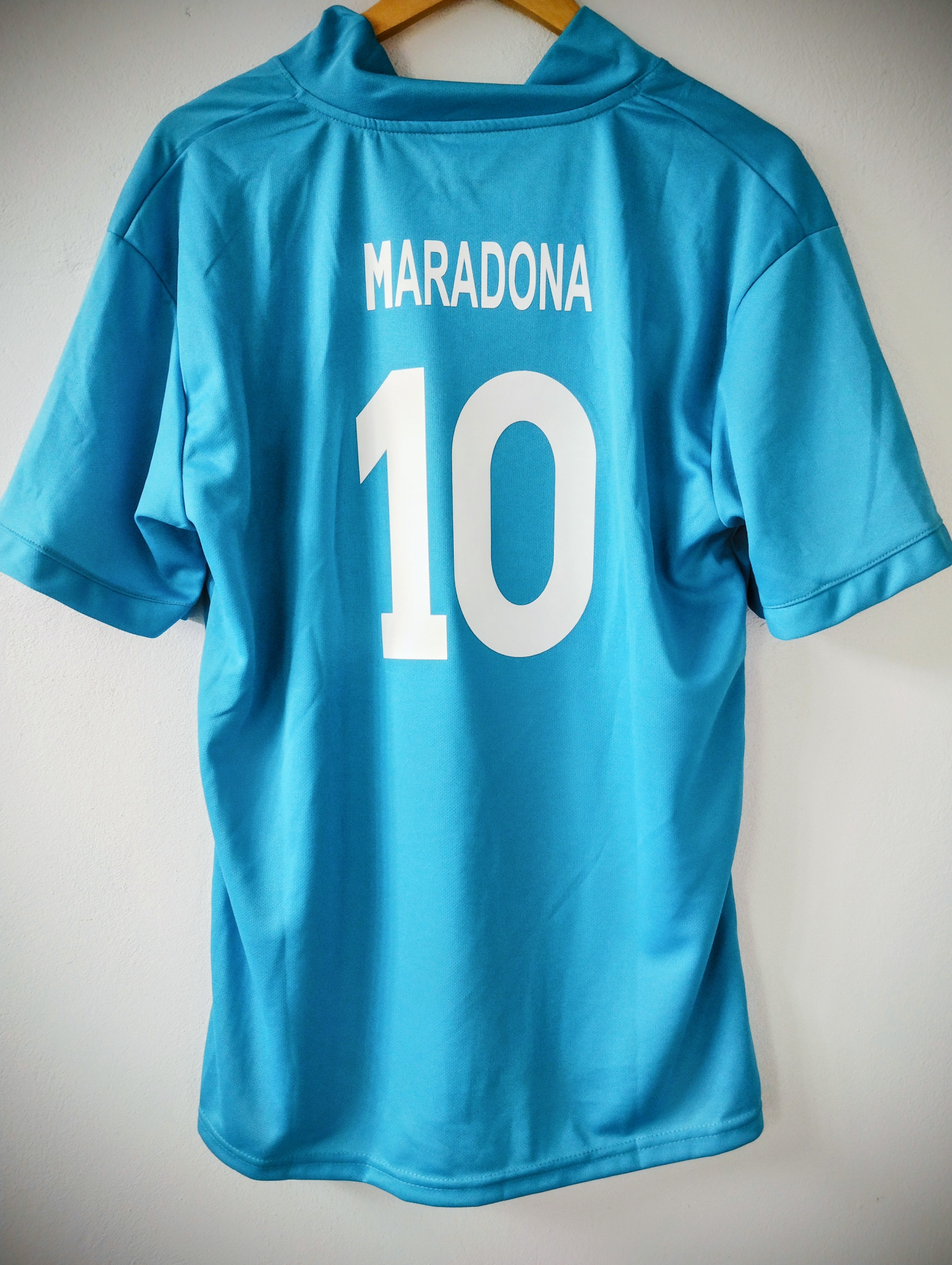 Camiseta de Napoli de Maradona 