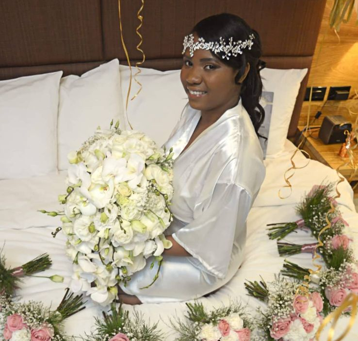 Bouquet en Cascada Majestic Orchid