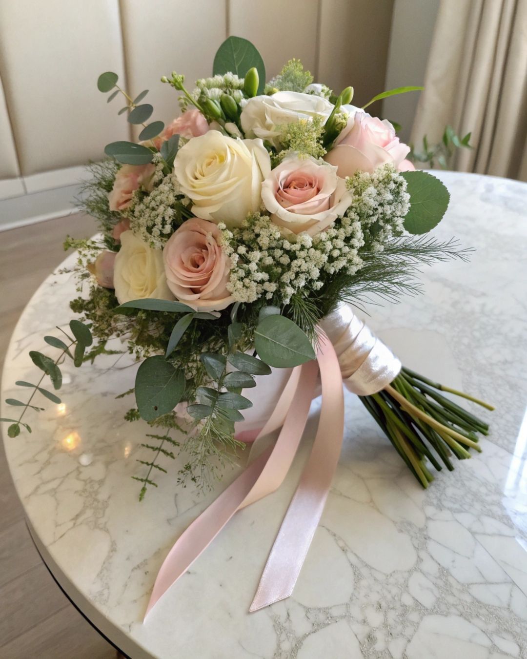 Bouquet Rosas & Follaje de Autor