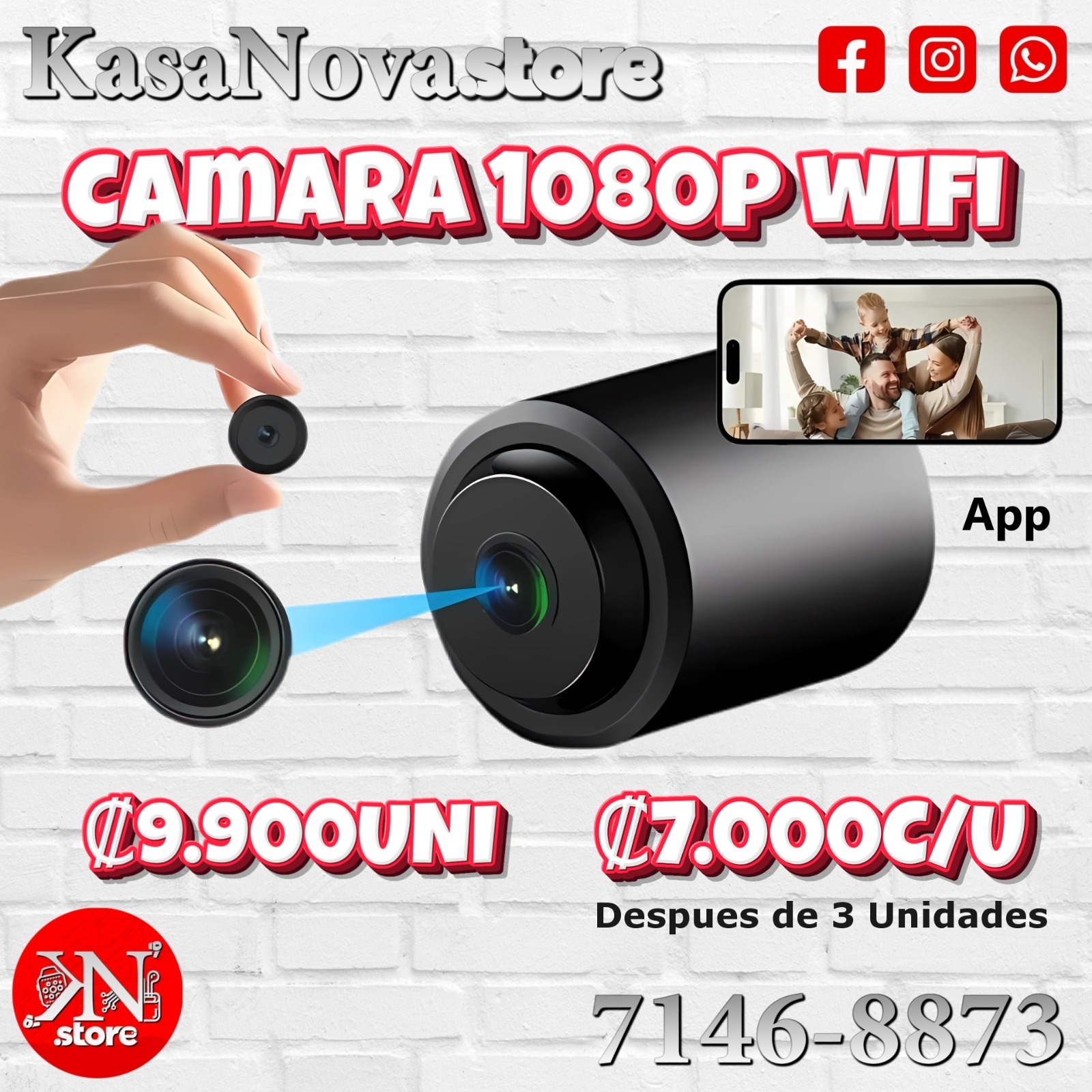Cámara 1080P WiFi