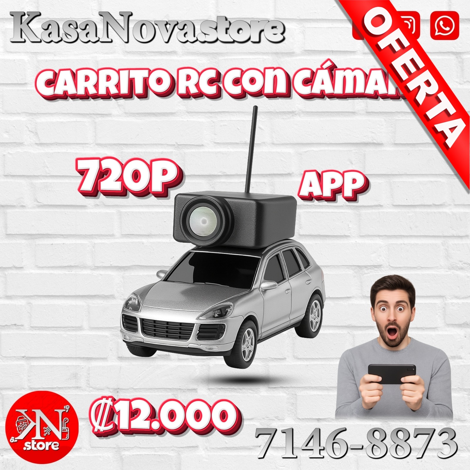 Carrito RC con Cámara