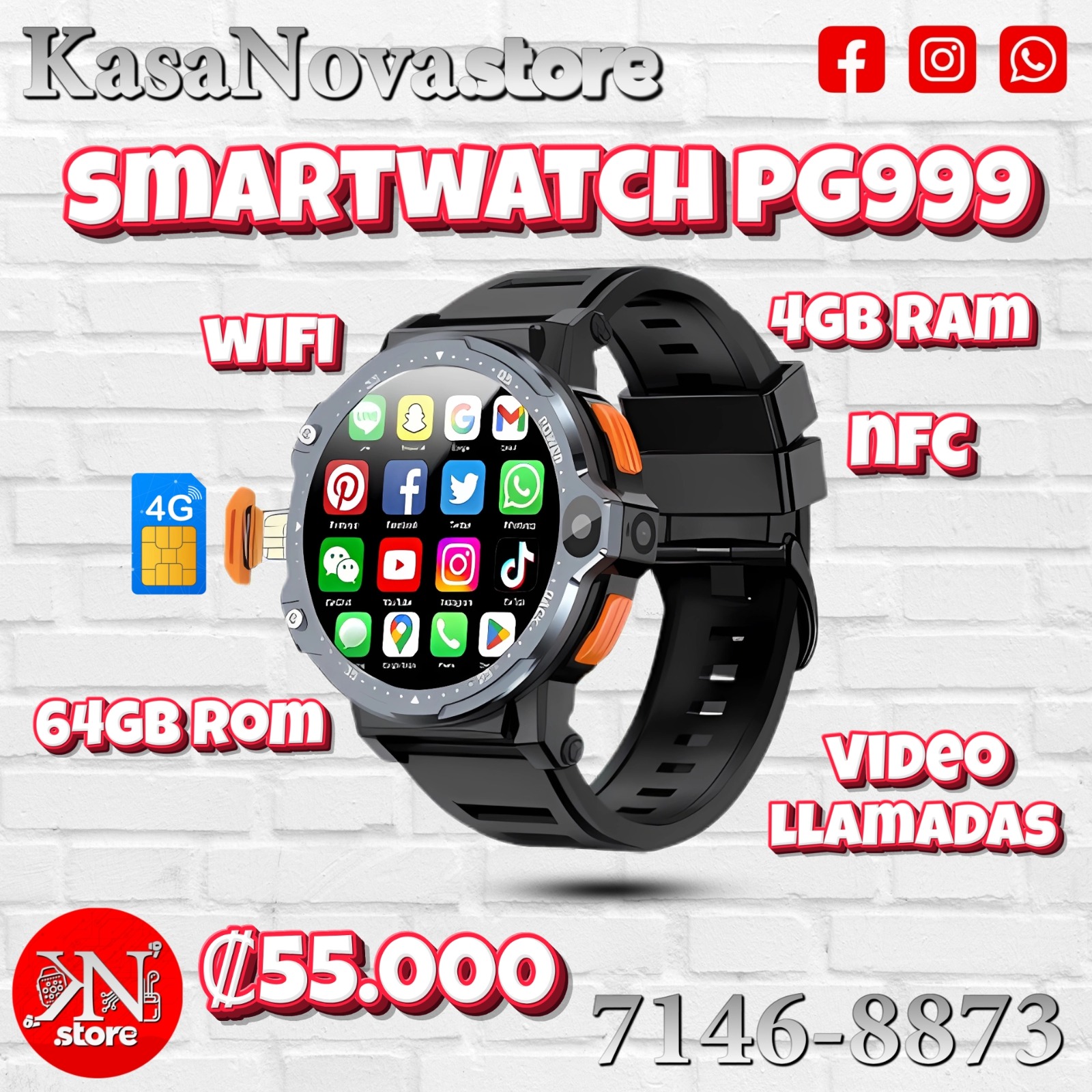 Smartwatch PG999