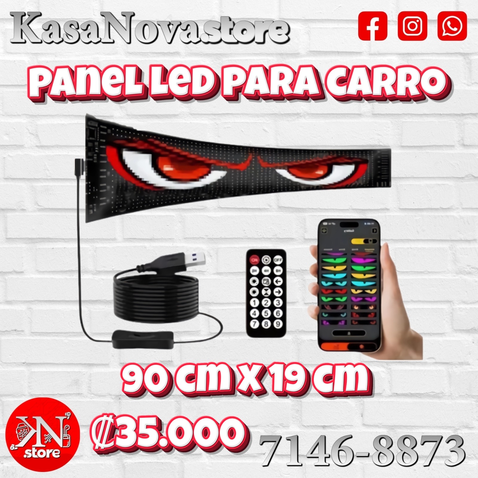 Panel LED para Carro