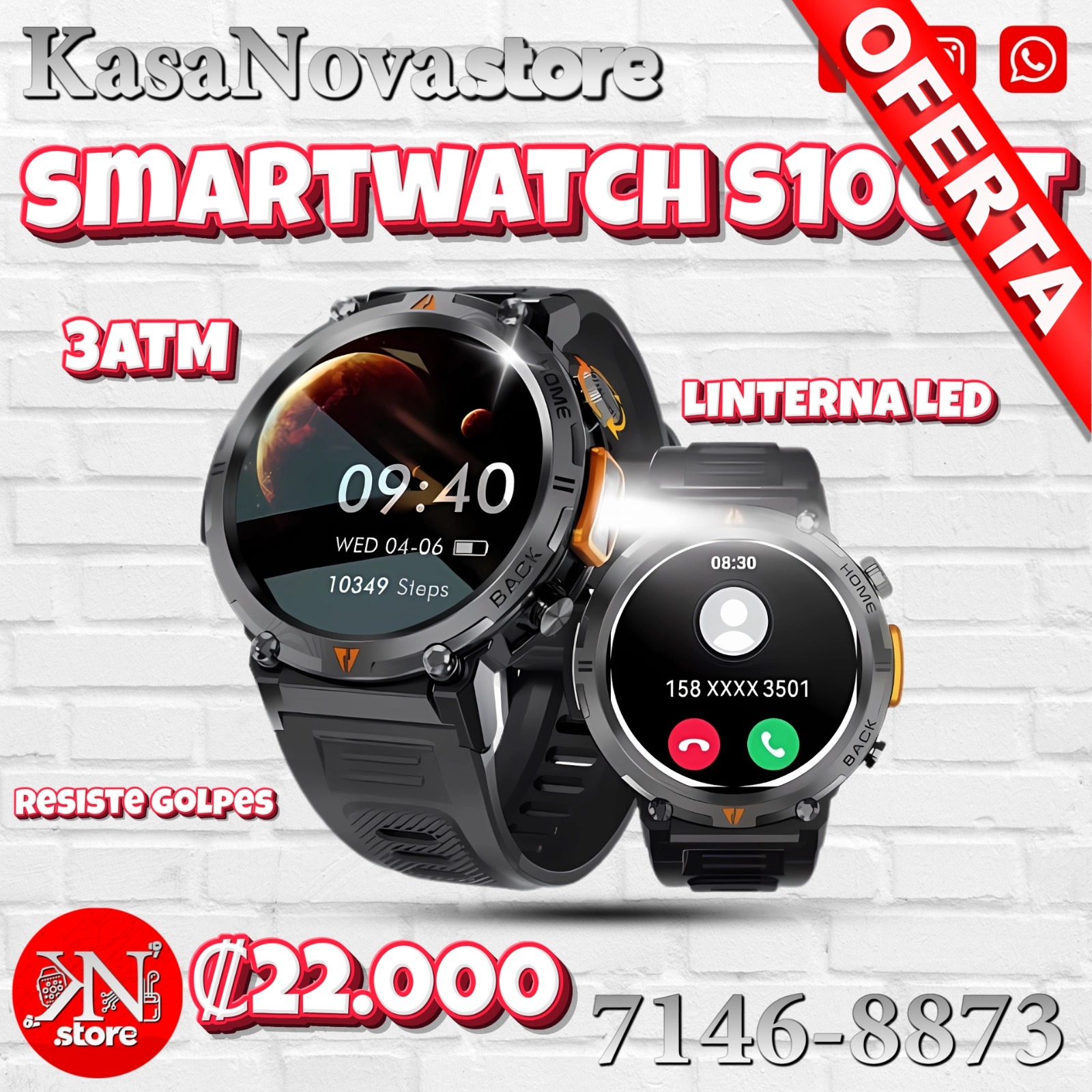 Smartwatch S100T