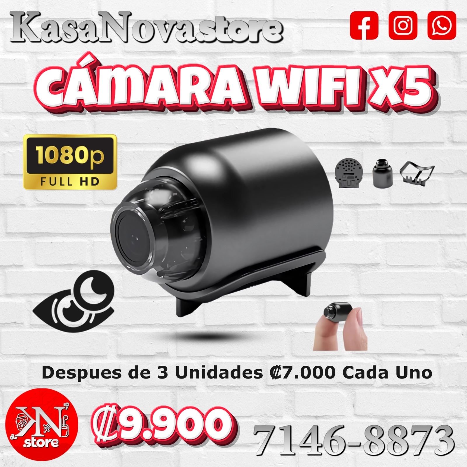 Cámara Wifi X5