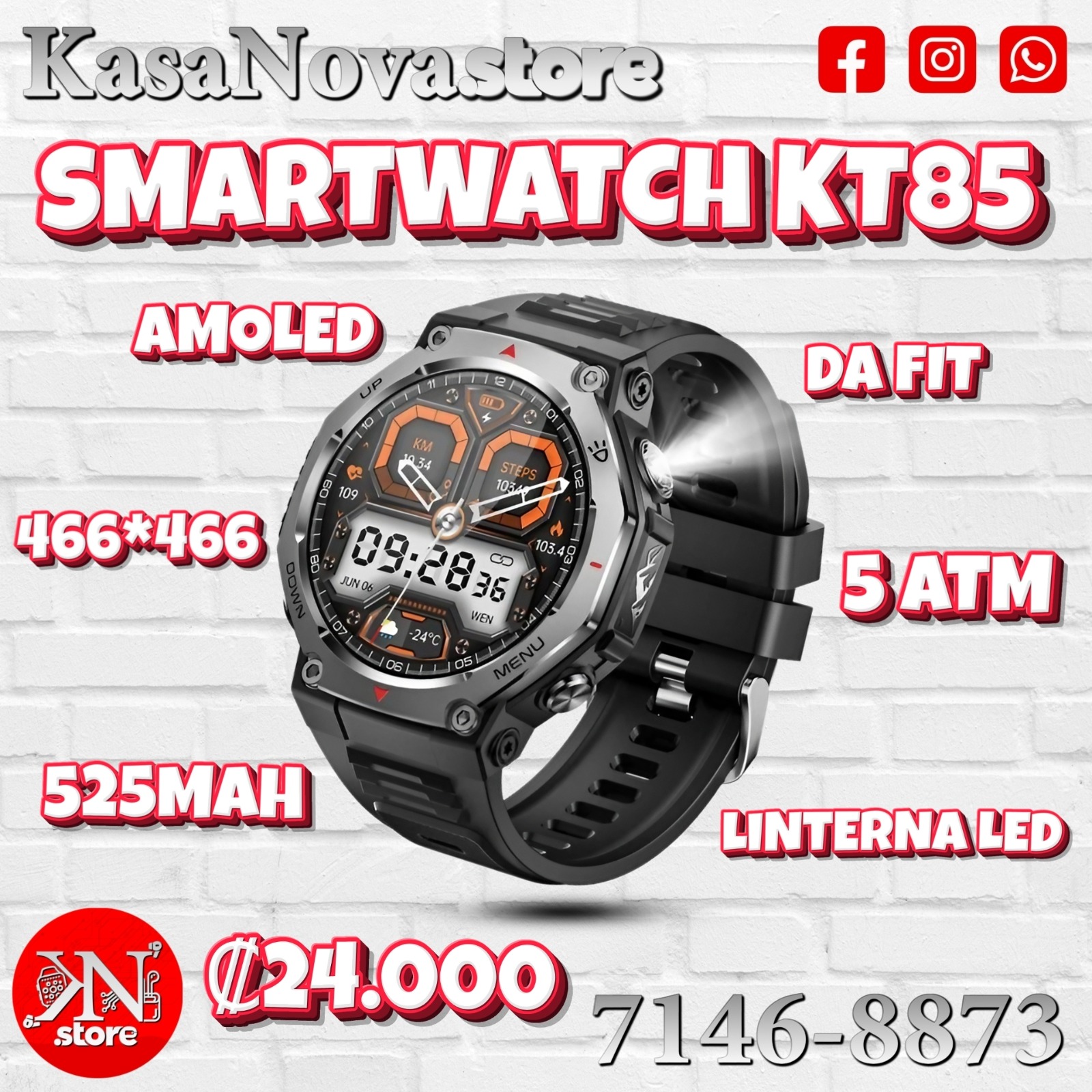 Smartwatch KT85