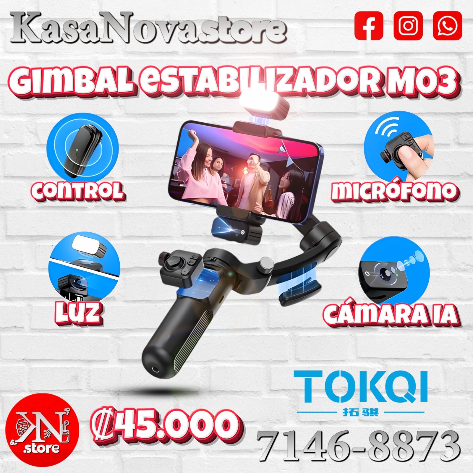 Gimbal Estabilizador MO3