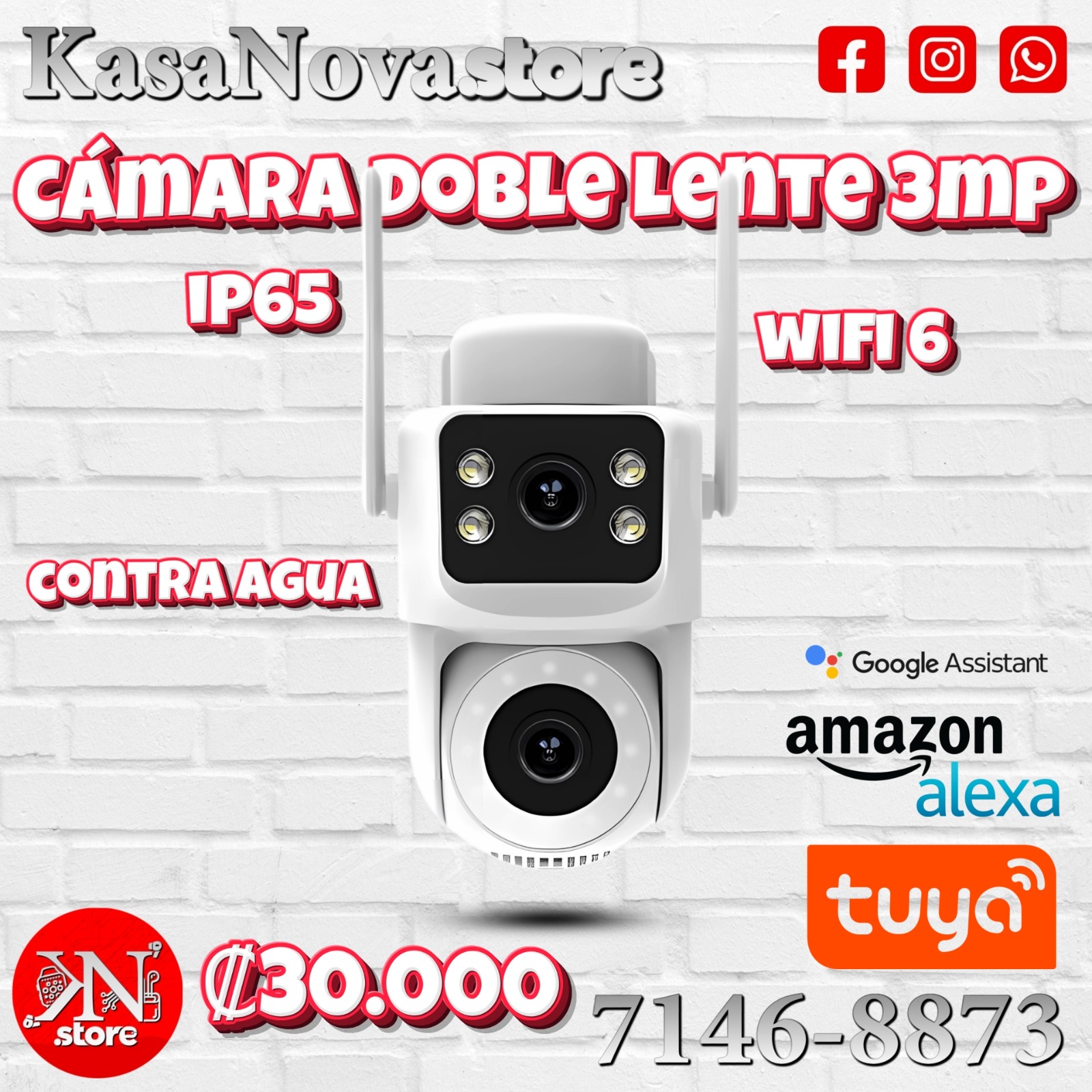 Cámara Doble Lente 3MP