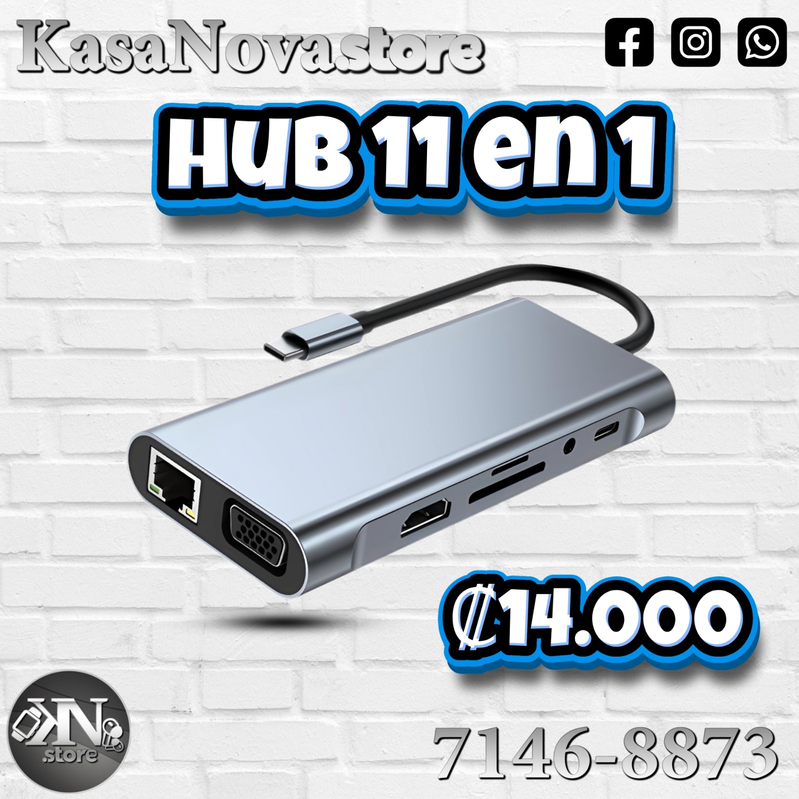 Hub 11 en 1 USB-C