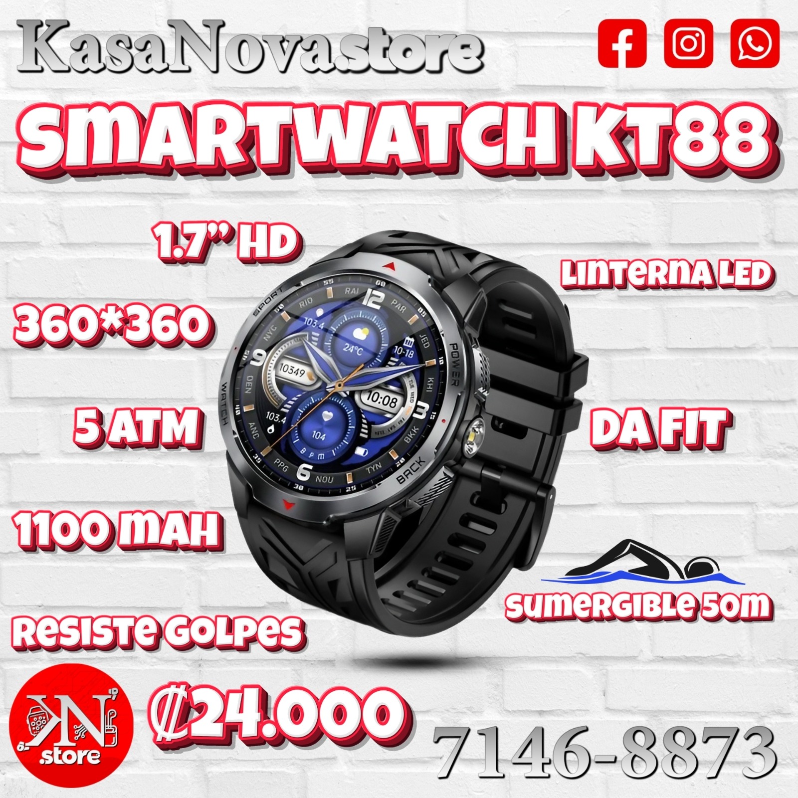 Smartwatch KT88