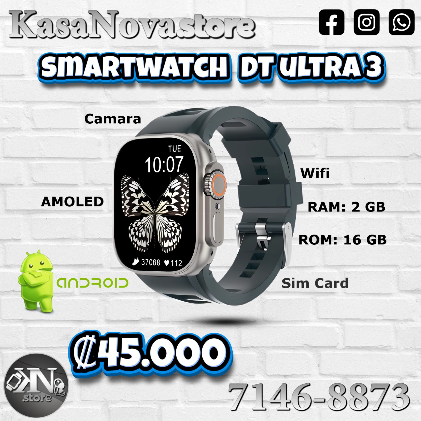 Smartwatch DT Ultra 3