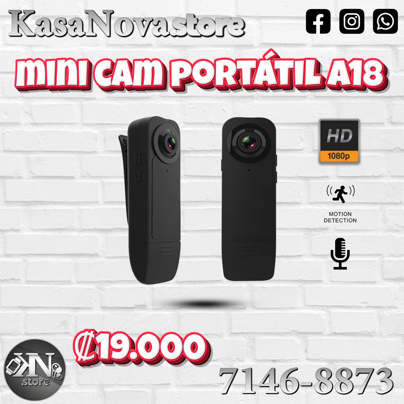 Mini Cam Portátil A18