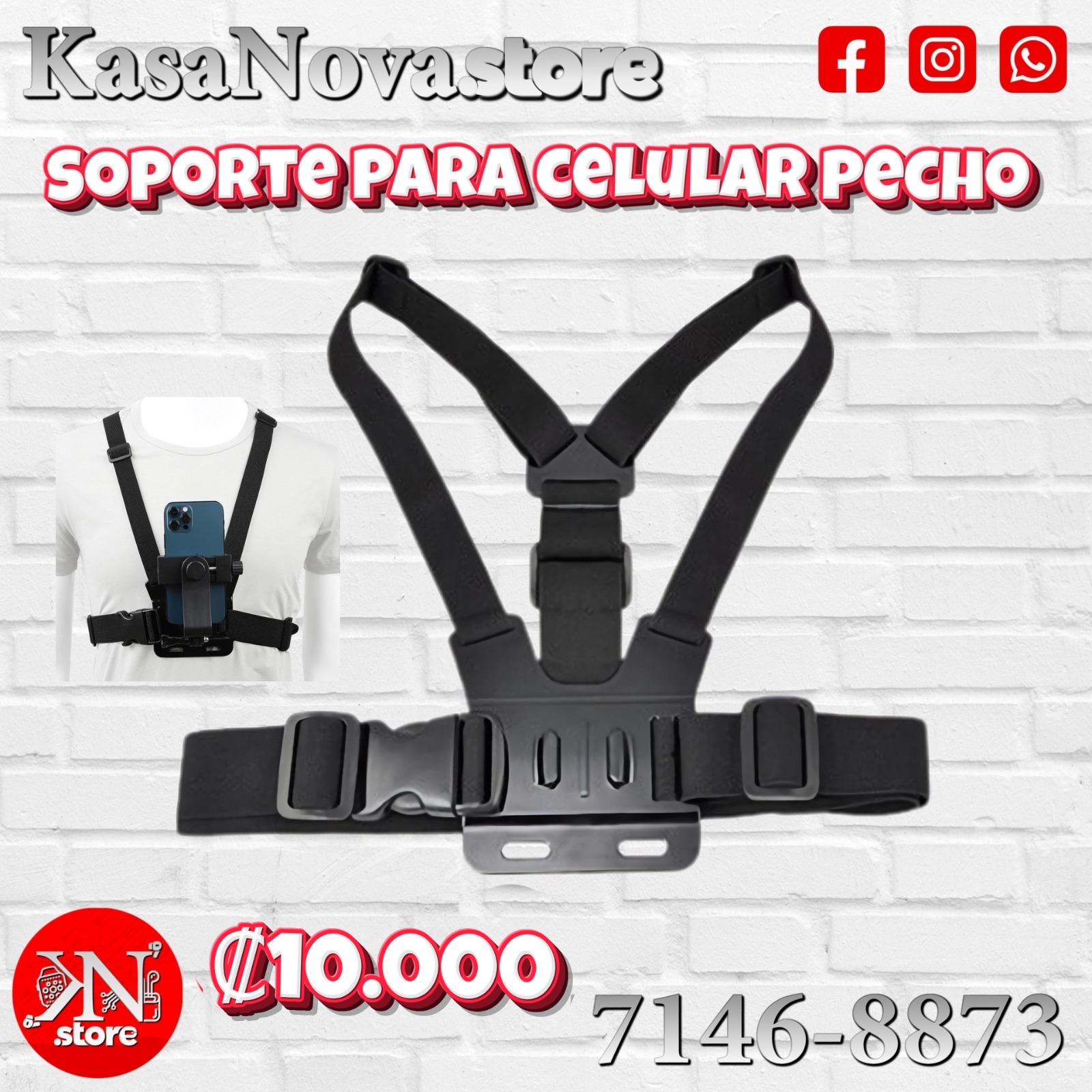 Soporte para Celular de Pecho