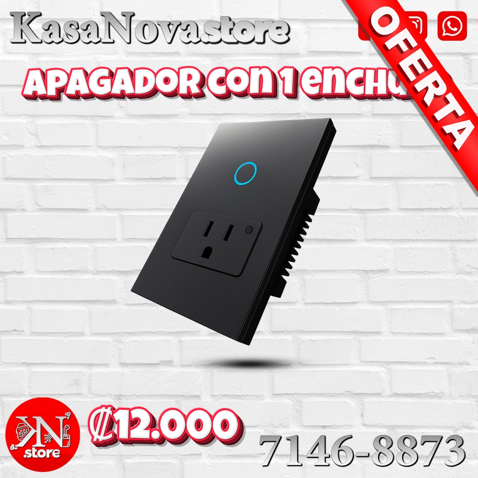 Apagador Inteligente con 1 Enchufe