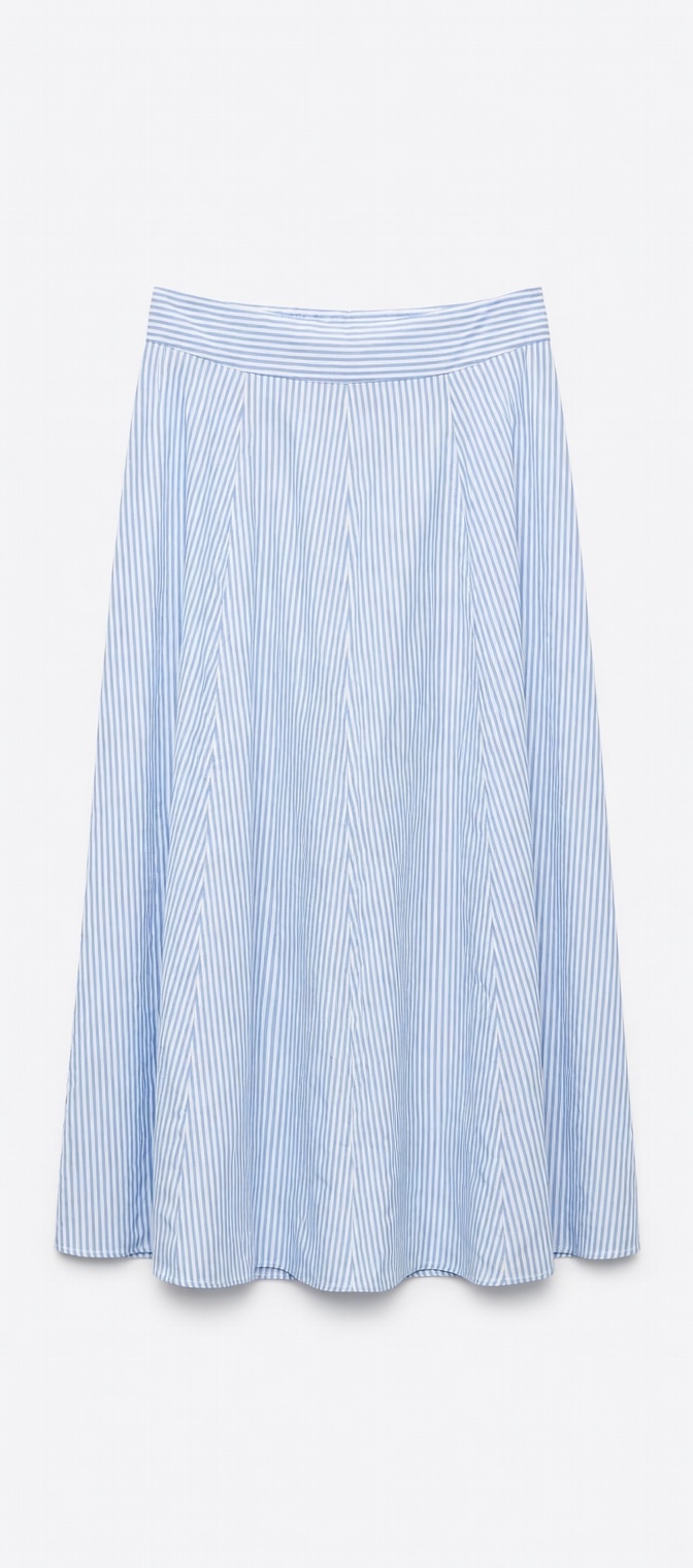 FALDA MIDI RAYAS