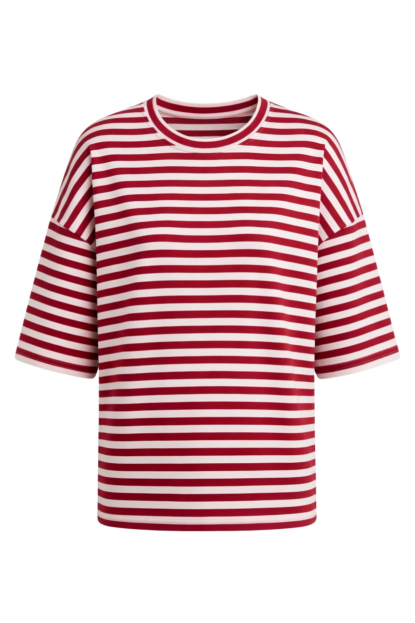 CAMISETA OVER SIZE RAYAS