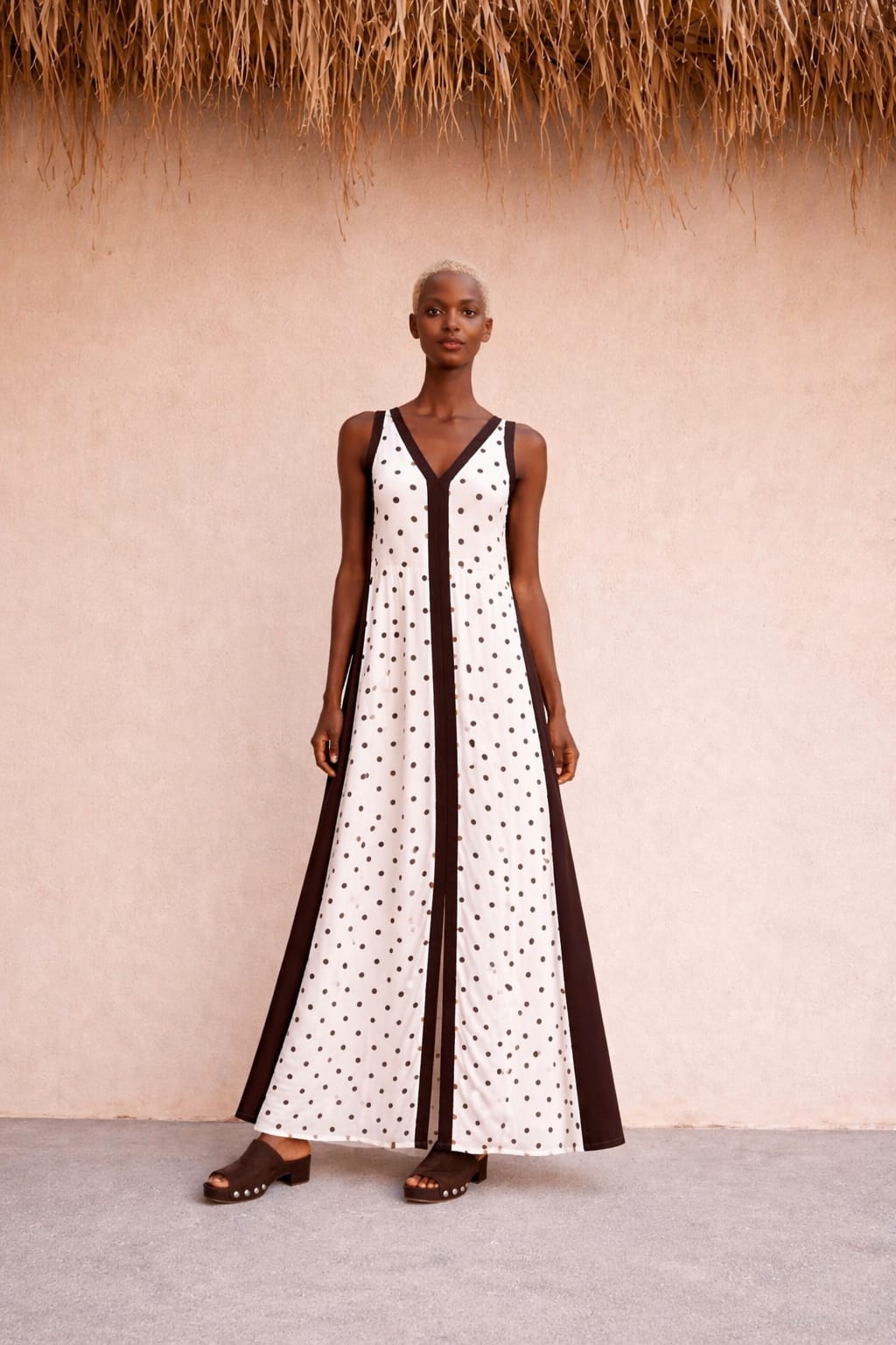 VESTIDO LARGO LUNARES