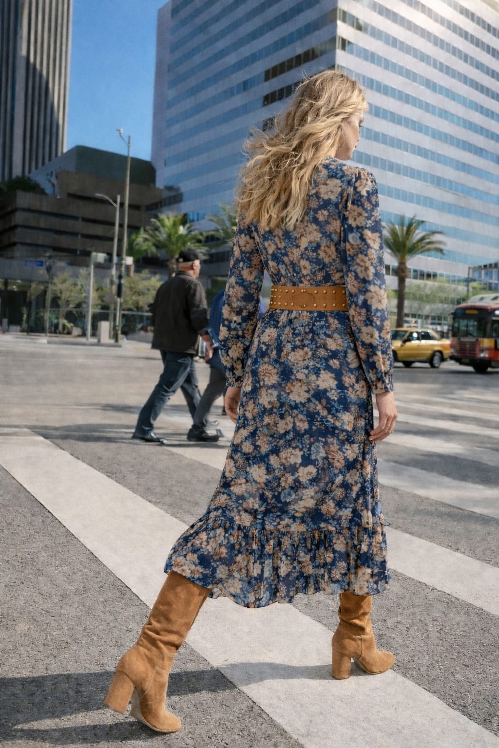 VESTIDO  ESTAMPADO GASA