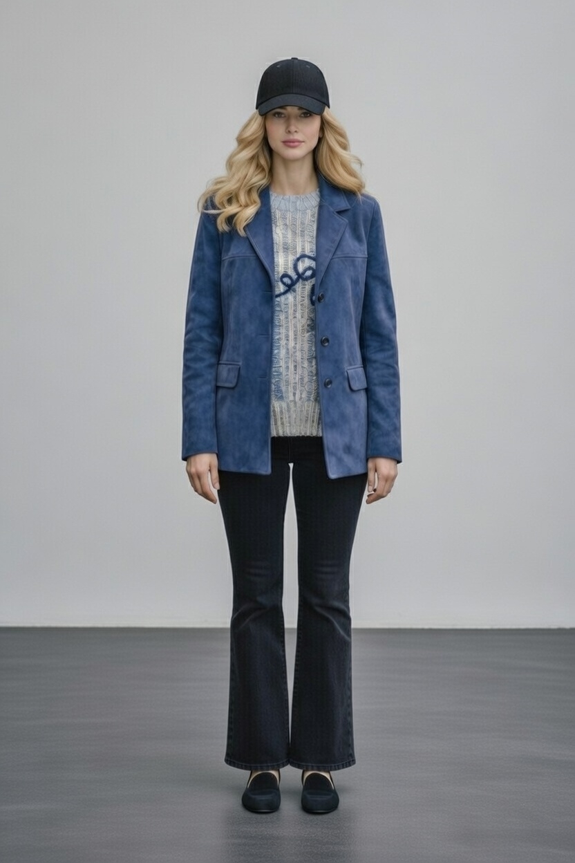 CHAQUETA EFECTO ANTE 