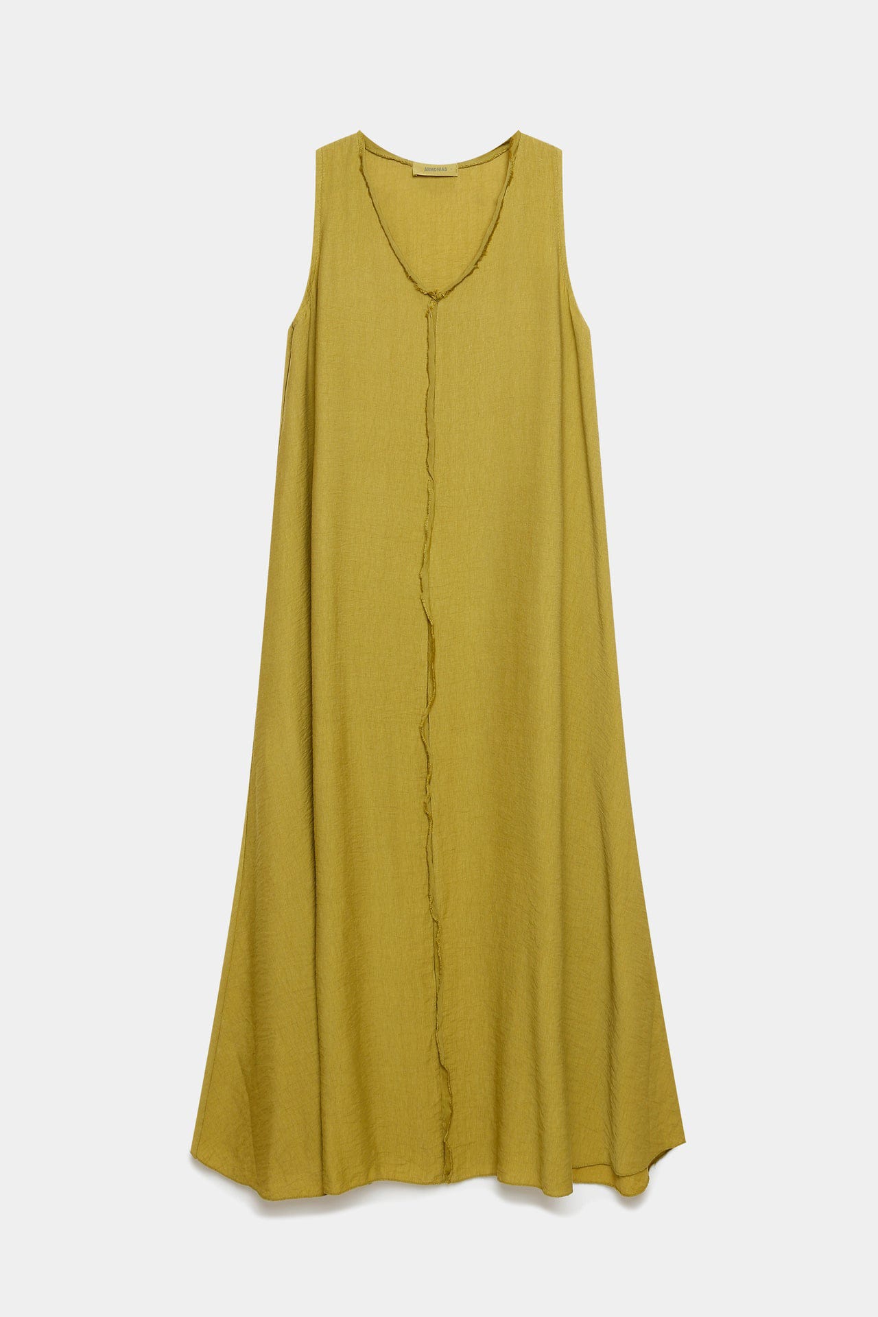 VESTIDO LARGO EFECTO LINO